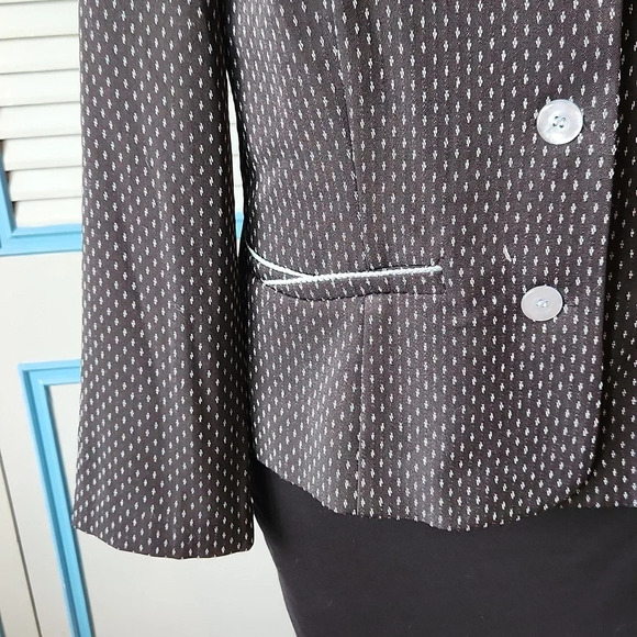 DressBarn Black and white textured Blazer - Picture 7 of 14